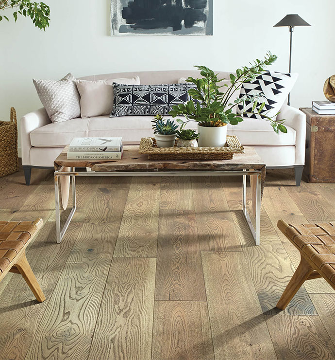 Hardwood in living room | Northwest Flooring Gallery